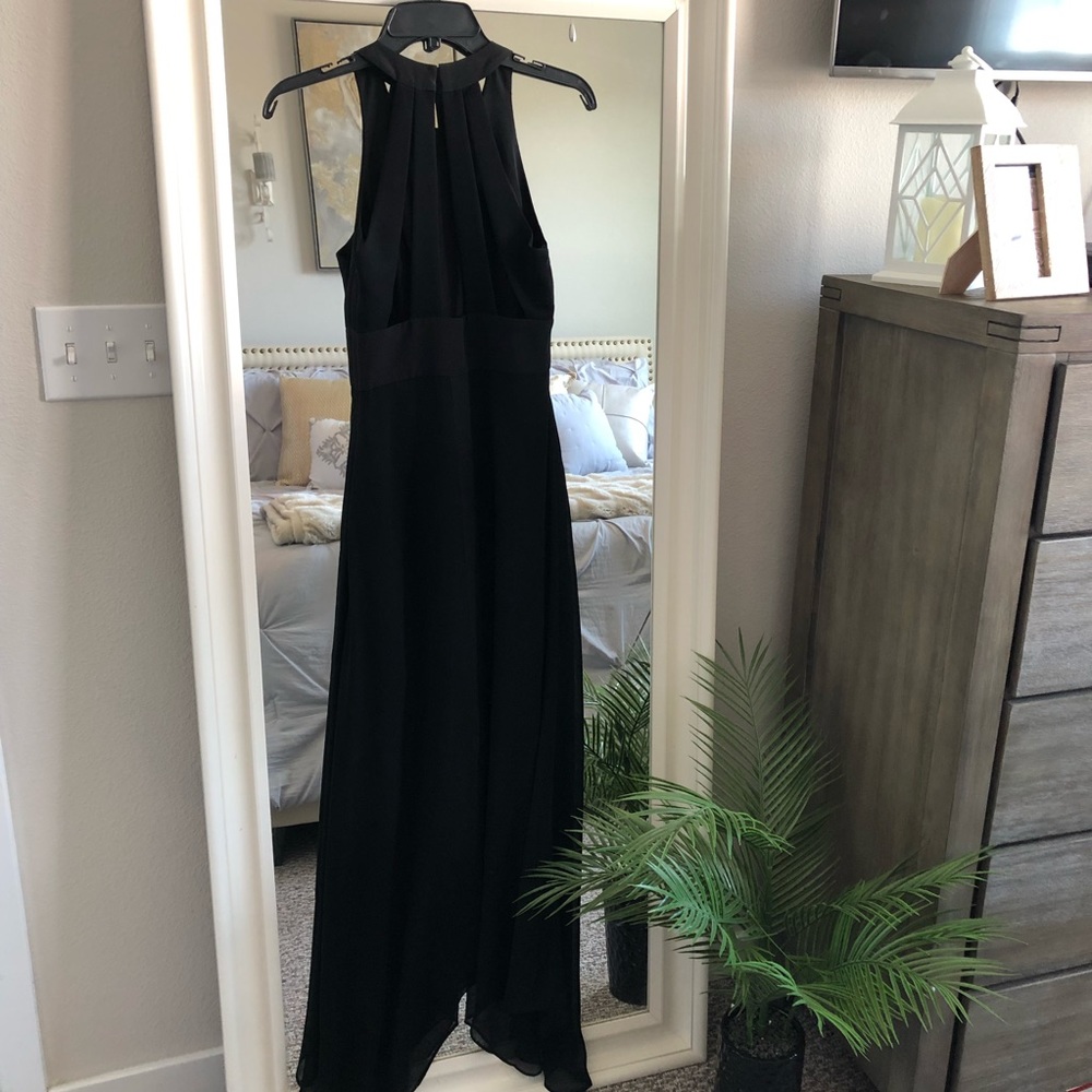 BCBGENERATION black sheer gown with underskirt SZ 0